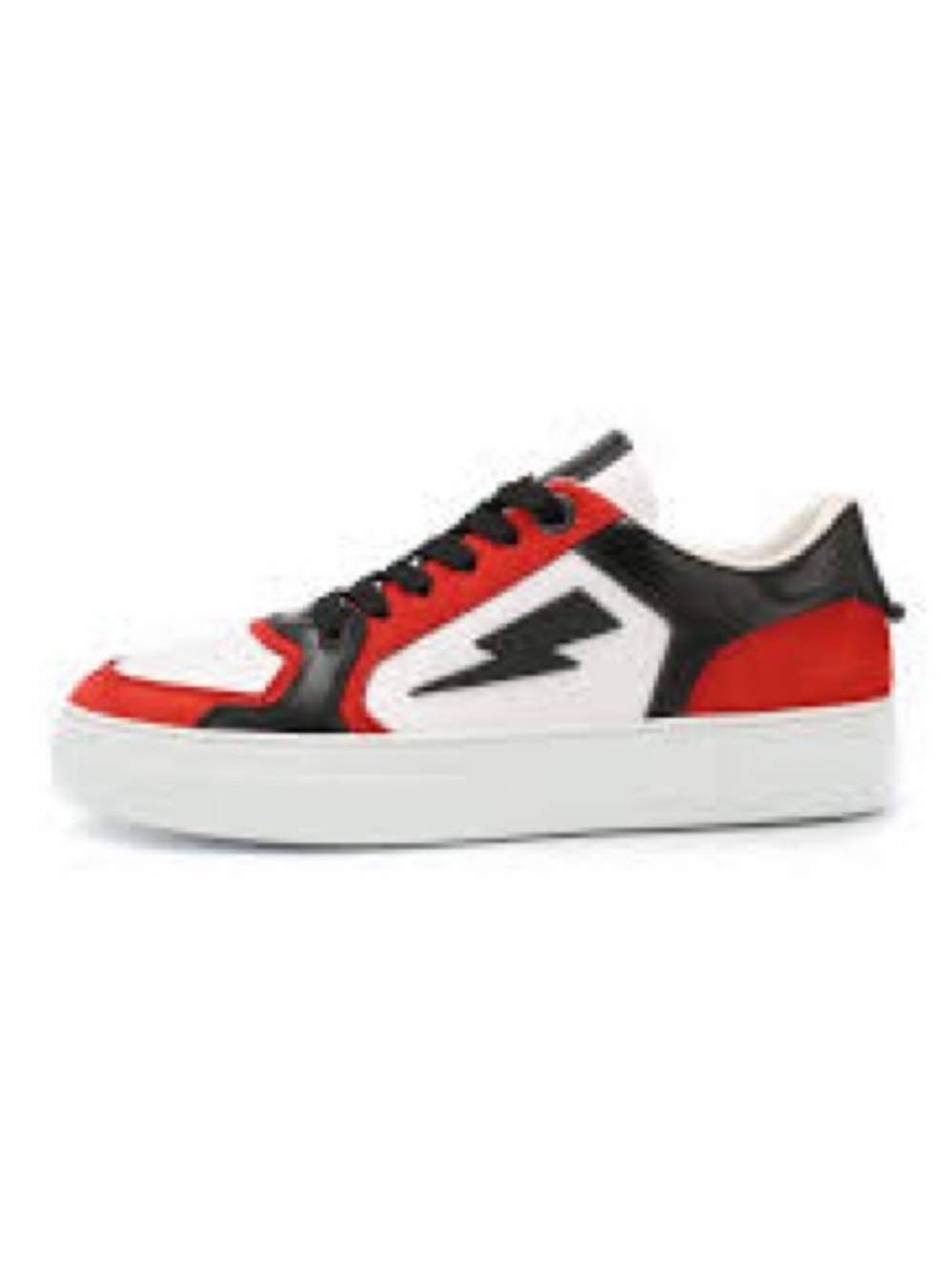 Neil Barrett Thunderbolt low-top sneakers, Red & Black size 44 USA 11
